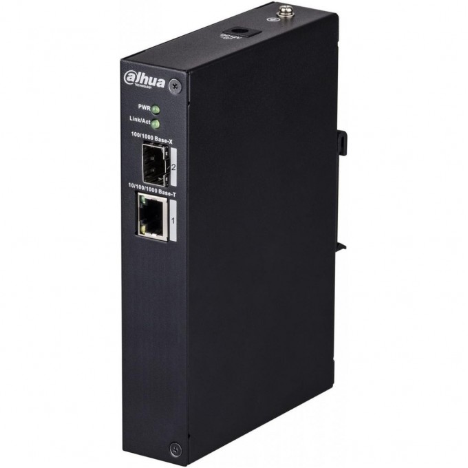 1 портовый индустриальный коммутатор DAHUA 2-го уровня DH-PFS3102-1T