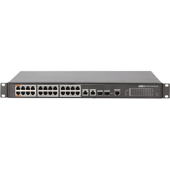 24-портовый коммутатор DAHUA DH-PFS4226-24ET-360-V3