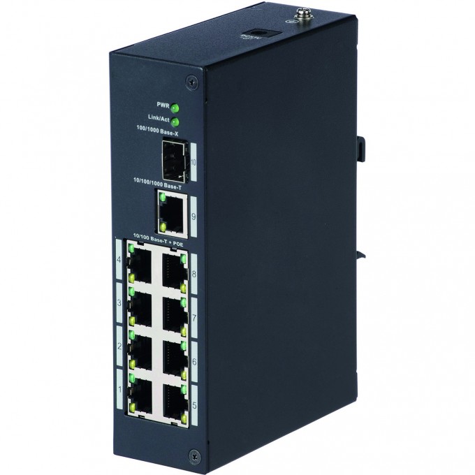 8 портовый индустриальный коммутатор DAHUA DH-PFS3110-8T