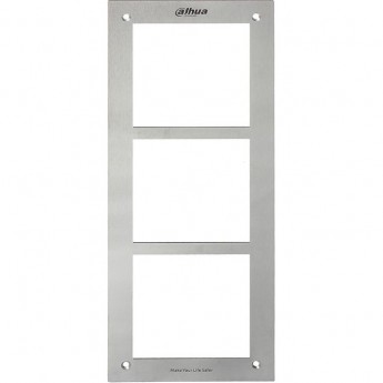 Металлическая рамка для 3-х модулей DAHUA DHI-VTOF003